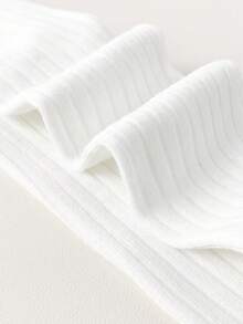 5pcs Girls' Bowknot Striped & Solid Color Tights Pantyhose, Suitable For Daily Wear - Multicolor - View 9