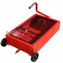 10 Gallon Low Profile Waste Oil Drain Pan Tank Steel Reservoir Quick Oil Change - as pic - View 4