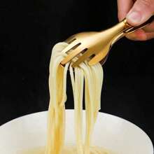 1pc Stainless Steel Thicker Serving Tong For Toast, Grilled Meat And Food