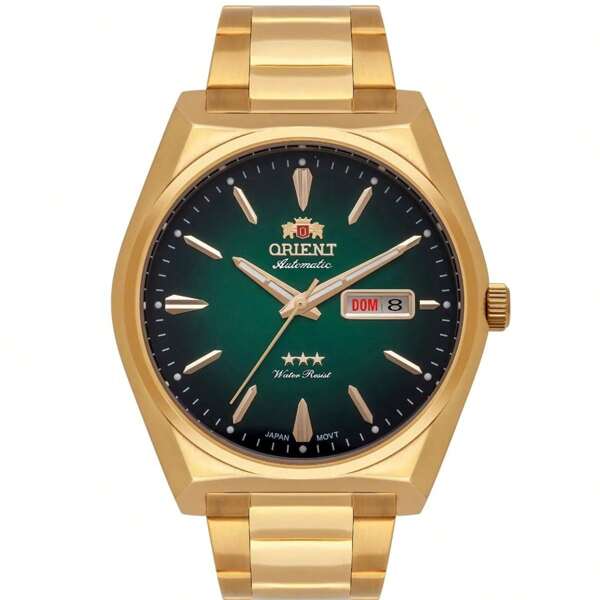 RELÓGIO ORIENT MASCULINO DOURADO AUTOMÁTICO F49GG013 E1KX