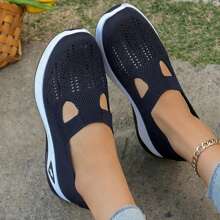 Zapatos de verano para mujer: zapatos casuales y cómodos para senderismo, zapatos planos ligeros y sencillos para todas las estaciones, calzado con