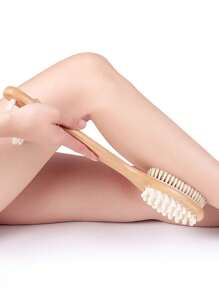 3 pièces/1 pièce Ensemble d'outils de nettoyage du corps avec brosse de gommage du corps à long manche détachable, brosse pour le visage, brosse de massage des pieds et du dos, brosse douce pour la douche et le bain