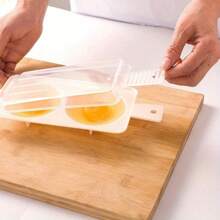 1Pc Egg Steamers Tools Two Poacher Sandwich Breakfast Plastic Material Put Microwave Oven Kitchen Cooking Accessories Gadgets