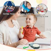 1 set Lavagna magnetica mini per bambini, giocattolo magnetico educativo portatile, coordinazione mano-occhio, sviluppo della concentrazione, rilassamento, lavagna magnetica cancellabile e riutilizzabile, adatta per aereo, strada, auto, regali per bambini, per bambini da 3+ anni