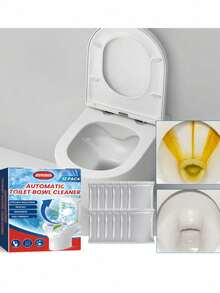 12 viên vệ sinh bồn cầu tự động, tẩy vết nước tiểu & vết ố vàng, bồn cầu, chất làm thơm - Nhiều màu - Xem 18