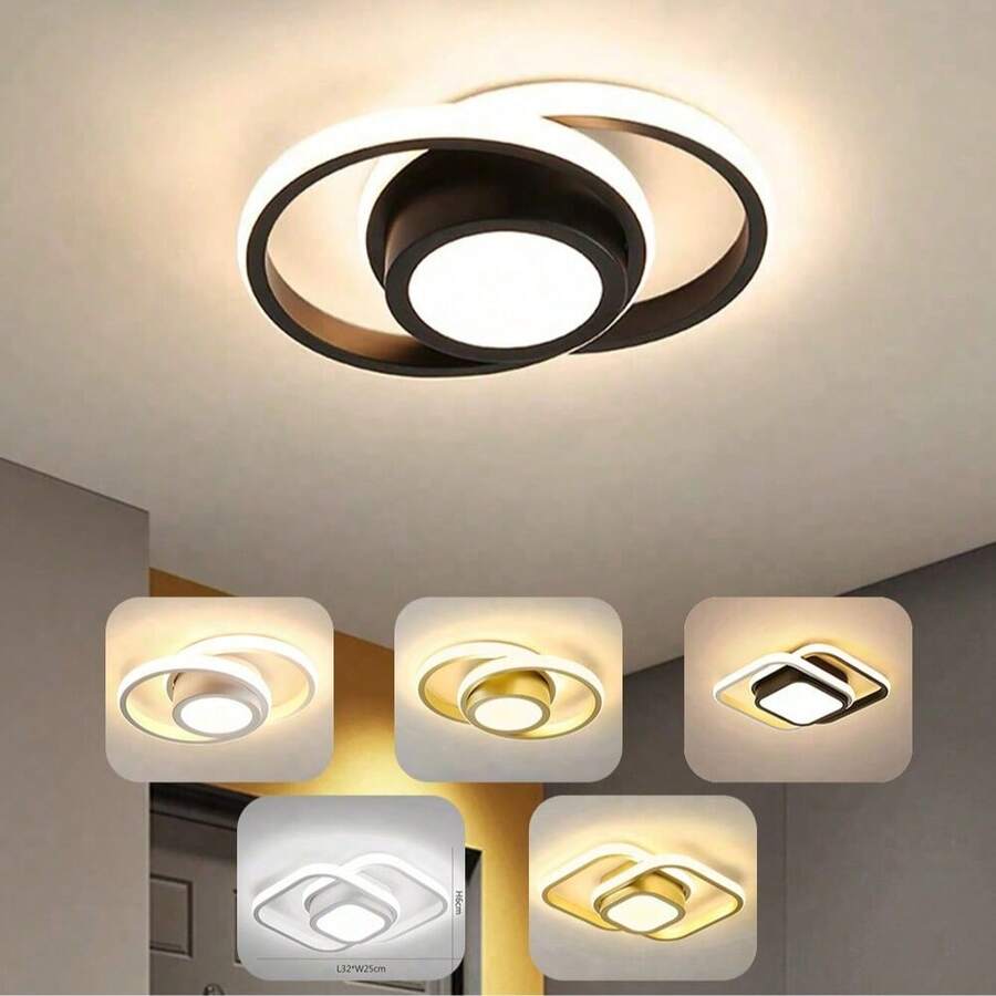 Petit luminaire encastré de couloir/entrée de style nordique, luminaire encastré simple et créatif de luxe pour entrée/balcon