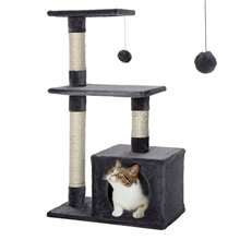 Appartamento per gatti di 84 cm (circa 33 pollici) con palo antifurto e antigraffio