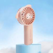 Miniso Sanrio My Melody 1800mAh Portable Mini Fan, USB Rechargeable ABS Plastic With Pink Bow Design, 3-Speed Settings & 9H Battery Life, Perfect For Summer Outings & Office Cooling(1 PC)