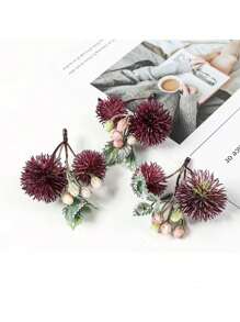 12 Stück Blumen Kuchendeko Boho Kuchendeko-Set Rosa und Lila Palmenblätter Kuchendekorationen und Schmetterling Kuchendekoration mit künstlichen Rosen für Hochzeit, Geburtstag, Boho Blumen Mottoparty, Weihnachten