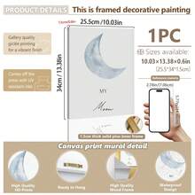 1set Of 3pcs You Are The Sun, The Moon, And All My Stars Wall Art - Printable Wall Art For New Baby Nursery Decor, Classroom, Early Education Class Decoration, Self-Adhesive Art Decal Baby Shower Family Decorations Gifts, Sun Canvas Print, Daycare Poster, Classroom Decoration Play Area Sign, Frameless, Modern Canvas Wall Art, Posters For Room, Room Decoration Stuff, Home Decor ,Room Decor Aesthetic, Western Decor - Multicolor - View 15