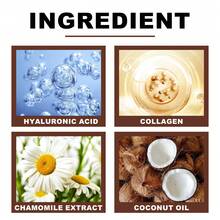 Xioimy 40g Crema de pies rica en aceite de coco, contiene aceite de coco, colágeno y ácido hialurónico, nutre y suaviza la piel agrietada y áspera, dejando manos y pies brillantes, elásticos, ligera y no pegajosa, apta para todo tipo de pieles, crema hidratante - Blanco - Ver 7