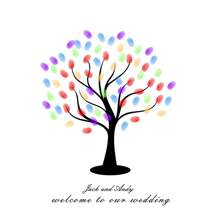 1 Stück Kreative Fingerabdruck DIY Finger Malerei Hochzeitsfeier Firmen Jahrestreffen personalisierter Fingerabdruck Anmeldung Baum, erhöht den Spaß, dekorative Malerei, Wohnzimmer, Schlafzimmer, Dekorationsposter, denkwürdig, bedeutungsvoll, Leinwand, ohne Rahmen, Valentinstag, Valentinstag Dekoration, Multifunktional, schimmelresistent, ornamental, exquisit, stilvolle, ideale Geschenke für sie, ihn, Freund, Freundin, Vater, Mutter, Familie, Freunde, Küche, Esszimmer, Schlafzimmer, Büro, Wohnzimmer, Zuhause, Garten, Teeraum, für Jahrestage, für Geburtstage, für Einweihung, für Abschluss, Weihnachtsdekoration, Herbst Zuhause Auffrischung, skandinavisch gemütliches Zuhause, warme Atmosphäre