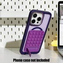 Soporte de teléfono móvil de silicona con ventosa doble cara, accesorio de teléfono móvil de manos libres, soporte para selfie y video, accesorio para teléfono y teléfono móvil Android, ventosa de silicona de fuerte adherencia adecuada para una variedad de escenarios utilizada para sostener el teléfono y evitar que se caiga, accesorios de selfie para teléfono móvil