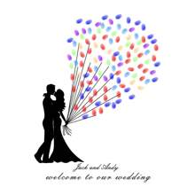 1 Stück Kreative Fingerabdruck DIY Finger Malerei Hochzeitsfeier Firmen Jahrestreffen personalisierter Fingerabdruck Anmeldung Baum, erhöht den Spaß, dekorative Malerei, Wohnzimmer, Schlafzimmer, Dekorationsposter, denkwürdig, bedeutungsvoll, Leinwand, ohne Rahmen, Valentinstag, Valentinstag Dekoration, Multifunktional, schimmelresistent, ornamental, exquisit, stilvolle, ideale Geschenke für sie, ihn, Freund, Freundin, Vater, Mutter, Familie, Freunde, Küche, Esszimmer, Schlafzimmer, Büro, Wohnzimmer, Zuhause, Garten, Teeraum, für Jahrestage, für Geburtstage, für Einweihung, für Abschluss, Weihnachtsdekoration, Herbst Zuhause Auffrischung, skandinavisch gemütliches Zuhause, warme Atmosphäre