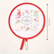 1 pièce Ventilateur pliable portable aux motifs de printemps colorés - Conception durable, compacte et maniable. Modèle aléatoire, convient pour un usage quotidien, les activités en extérieur et comme accessoire mode