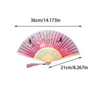 1pc/5pcs/10pcs/20pcs/30pcs/40pcs/50pcs Customized Tasseled Paper Folding Fans, Can Personalize With Names, Numbers, Ideal For Weddings, Parties, Balls, Holidays, Birthdays, Great Gift Choice