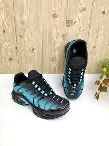 Men's Running Shoes, Ideal For Sports Exercise, Casual, Lightweight, Non-Slip Sole - 藍色 - 查看 3