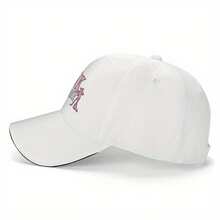 [Gorra del Pantera Rosa] Gorra de béisbol 100% poliéster con estampado del personaje animado "The Pink Panther" | Estilo casual, ajustable, sombrero de papá, liviano, tela sin estiramiento, lavar a mano | Para mujeres y hombres, perfecto para festivales de primavera y eventos deportivos - Azul - Ver 2