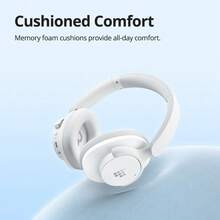 SOUNFII Q20 Bluetooth Over-Ear Headphones With Single Feed And Noise Cancellation - 白色 - 查看 6