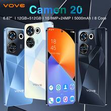 Celulares Camon 20 Dual Sim Dual Standby 512gb 12gb Ram Smartphone Estudiante Chicas Con Bluetooth Y Wifi - Blanco - Ver 2