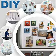 10 Metal Whiteboard Magnets, Office Supplies, Rectangular Magnets For Refrigerators