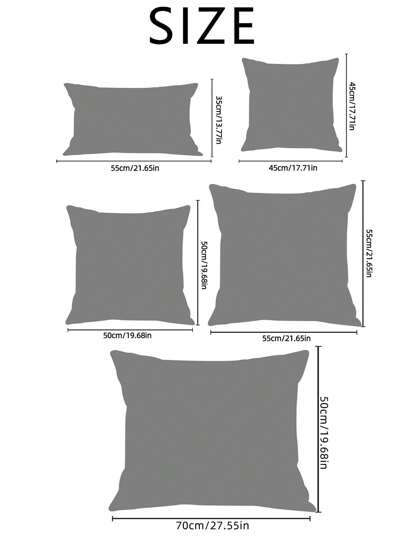 1pc Pure Wit Kussen Insert, Size Options, Bedroom, Hotel, Motel, Sofa, Zachte Com table, Fluffy view 2