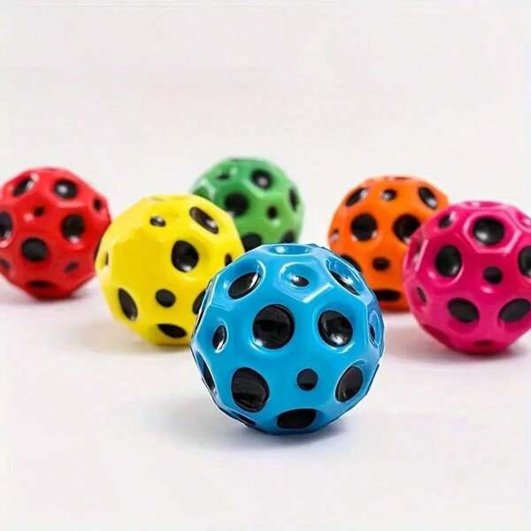 1pc High Bounce Space Balls, Anti Gravity Bouncing Balls, Interactive Stress Relief, Suitable For Improving Hand Eye Coordination, Party And Party Interaction - Ideal Sports Training Gift, Perfect Gift For Christmas, Halloween, Thanksgiving, (Random Color)