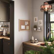 1 Stück weiches Korkboard mit leichtem Birkenholzrahmen, Kork-Pinnwand für Büro, Nachrichtenbrett oder visuelle Darstellung, dekorative Anschlagtafel