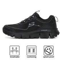 Skechers 戶外鞋健行鞋男鞋緩震郊區露營日常通勤237704 - 黑色 - 查看 1
