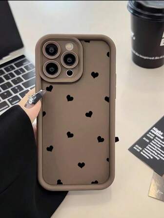 心形保护壳兼容 16/16Plus/16Pro/16Pro Max、15/15Plus/15Pro/15Pro Max、14/14Plus/14Pro/14Pro Max、13/13Pro/13Pro Max、12/12Pro/12Pro Max、11/11Pro Max、7/8、X/Xs