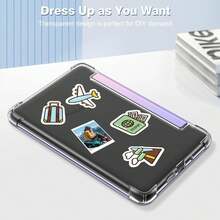 Funda delgada para Kindle 2024/2022 de 6 pulgadas/Kindle Paperwhite de 11.a generación 2021(6.8")/Nuevo Kindle Paperwhite de 12.a generación 2024 (7") y Kindle Colorsoftedición Signature, cubierta trasera de TPU transparente ultraclara y flexible con función de activación/suspensión automática - Ver 4