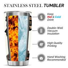 1pc 20oz Book-Inspired Silhouette Tumbler With Lid, Stainless Steel Vacuum Insulated Double Wall Travel Cup For Men Women, Mother Day, And Birthday Gifts - 20oz - View 6