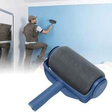 Paint Roller Kit With Interchangeable Handles, Includes Large Sponge - Suitable For Smooth Latex And Wall Painting, Durable Stainless Steel Handles, Great For Home DIY Projects