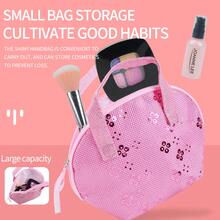 1 套女孩过家家化妆玩具，儿童 DIY 化妆玩具套装，亲子互动真实化妆玩具，室内互动玩具 - 粉色 - 查看 4