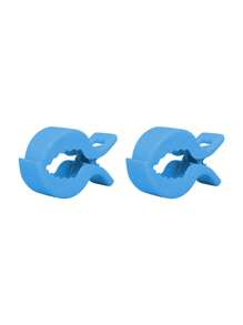 2 Packs Colorful Baby Stroller Blanket Clips Pegs To Hook And Seat Cover Blanket Clips Plastic Universal Clip For Pram, Carrier, Trolley