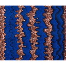 Soft Good Quality African Wax Ankara Fabric Prints Pagne Tissu Polyester Material Stuff Batik Blue Color New 6yards For Sewing
