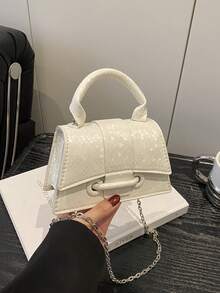 包包女士新款斜挎包高档小众设计包女2025新款时尚百搭单肩包 - 白色 - 查看 10