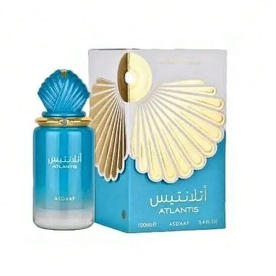 Lattafa Perfume Unisex - Asdaaf  Unisex Atlantis EDP Spray 3.4 oz Fragancias 100 ml - Azul - Ver 1