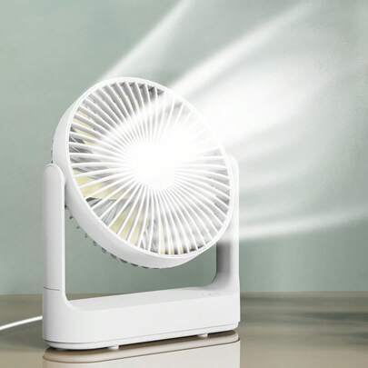 USB Plug-In Fan, Adjustable Direction, Suitable For Summer Desk Study Office