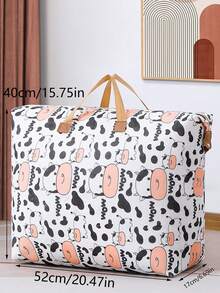 1pc Extra Large Waterproof Storage Bag - Durable & Portable Clothes, Bedding & Outdoor Gear Organizer Bag, Convenient Luggage For Camping & Travel, Unisex - Multicolor - View 3