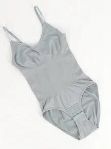 2PCS Slimming Women Tummy Control Shapewear Bodysuit Waist Trainer Body Shaper Underwear Waist Compression Jumpsuit Shaping Tank Top Seamless Undershirts Spaghetti Strap - Black+Blue(2 Pack) - View 9