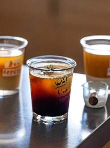 2 pièces Tasse à café en verre avec paille, pour la maison, convient aux femmes, boisson