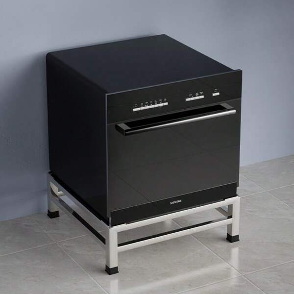 Heavy Dduty Stainless Steel Base Bracket Mini Fridge Stand For Coffee Bar Mini Fridge Organizer Washing Machine Bracket Office Small Water DispenserBase Garden And Indoor Potting Bases For Home Dorm