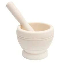 Pestle & Mortar Set Garlic Herb Spice Mixing Grinder Crusher Kitchen Bowl Smashing Tools-Wood Grain - Wood Color - View 5