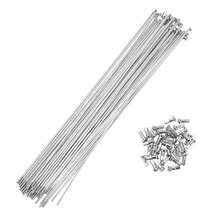 Silver Tone 265mm 14G 36Pcs Carbon Steel