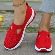 Zapatos de verano para mujer: zapatos casuales y cómodos para senderismo, zapatos planos ligeros y sencillos para todas las estaciones, calzado con