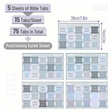 Cunese Bible Tabs, 75 Tabs, Green Terracotta, Vintage, Laminated Bible Tabs For Women And Men, Bible Tabs For Study Bible, Bible Index Tabs, Bible Book Tabs, Bible Labels Tabs,Green Terracotta (Catholic Bible)