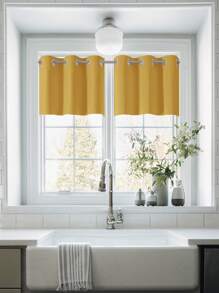 Estelar Textiler 2 Panels Solid Thermal-Insulated Blackout Curtains For Bedroom And Living Room For Protection Against Ultraviolet Rays,