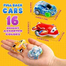 100 Pcs Toy Cars Mini Pull Back Cars, Party Favors For Kids, Small Racing Car Carnival Prizes Classroom Rewards, Pinata Stocking Goodie Bag Stuffers Birthday Toys For Kids Toddler (Random)