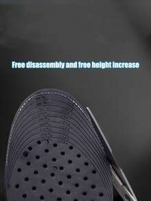 1双男女通用可拆卸EVA鞋垫，减震隐藏式半垫，适用于运动鞋、篮球鞋、休闲鞋、运动鞋、跑步鞋